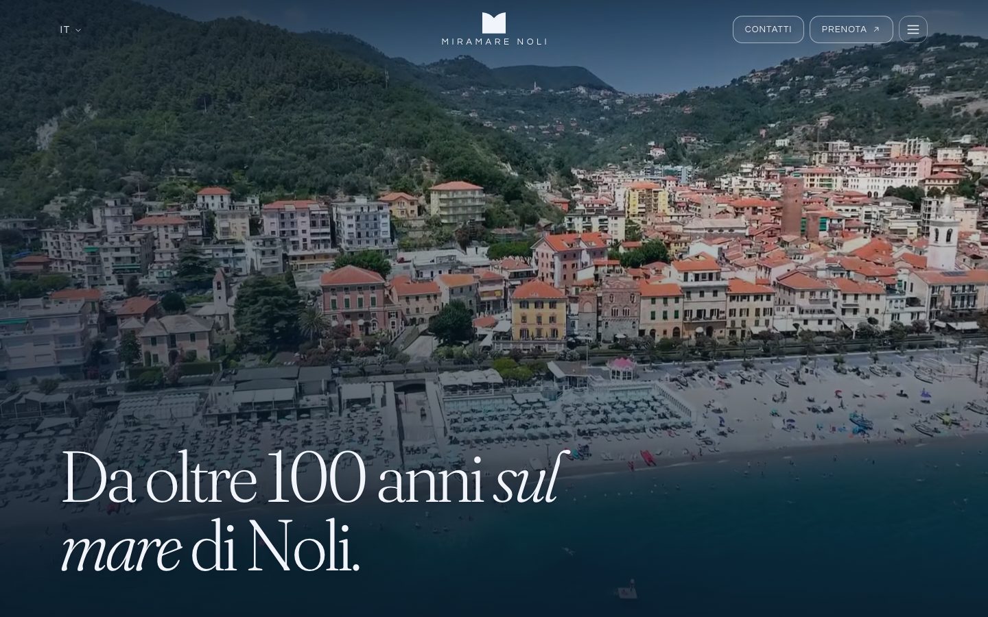 Homepage di Hotel Miramare Noli